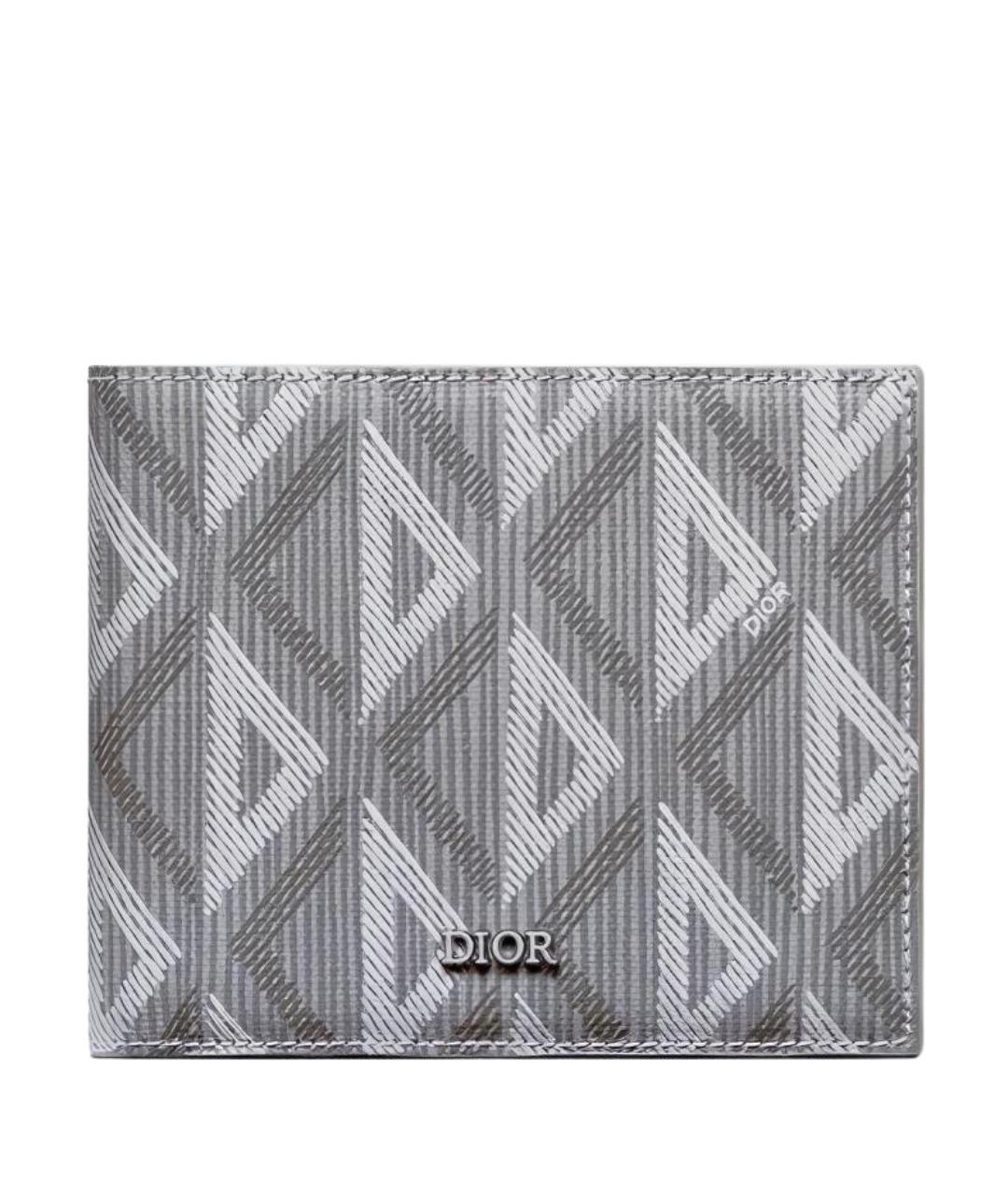 CHRISTIAN DIOR Серый кошелек, фото 1