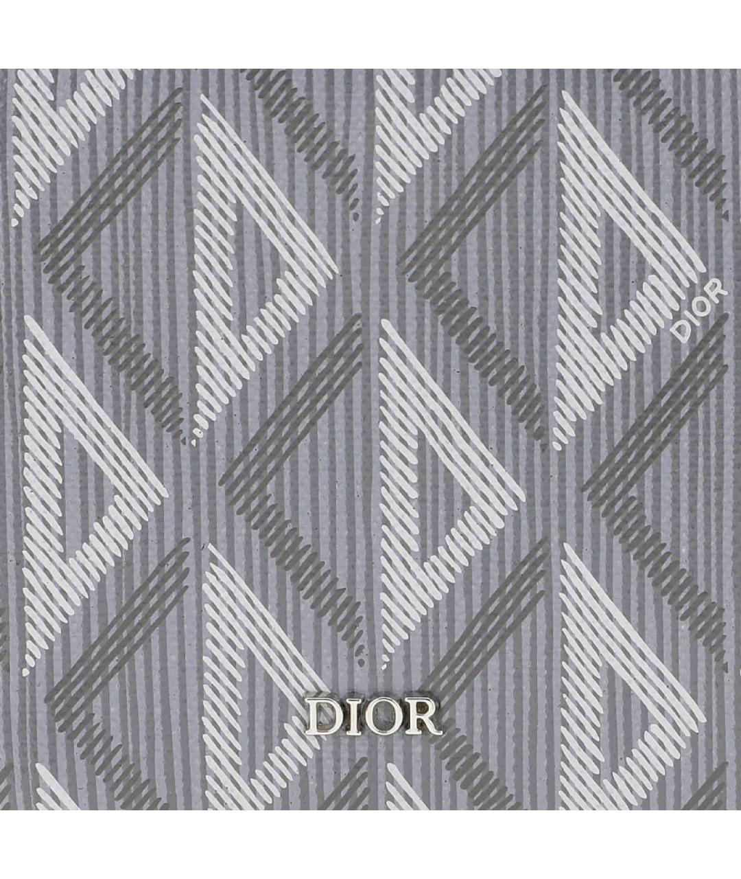 CHRISTIAN DIOR Серый кошелек, фото 8