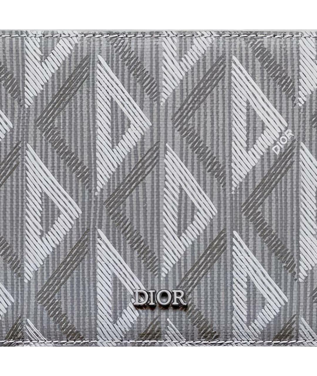 CHRISTIAN DIOR Серый кошелек, фото 7