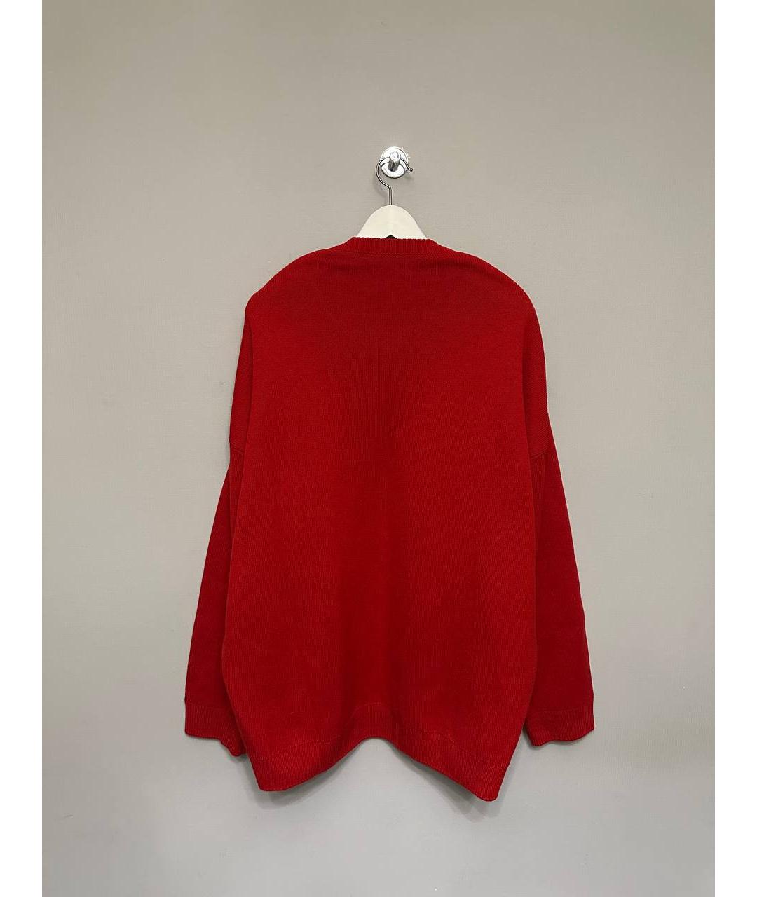 BALENCIAGA Красный хлопковый джемпер / свитер, фото 2