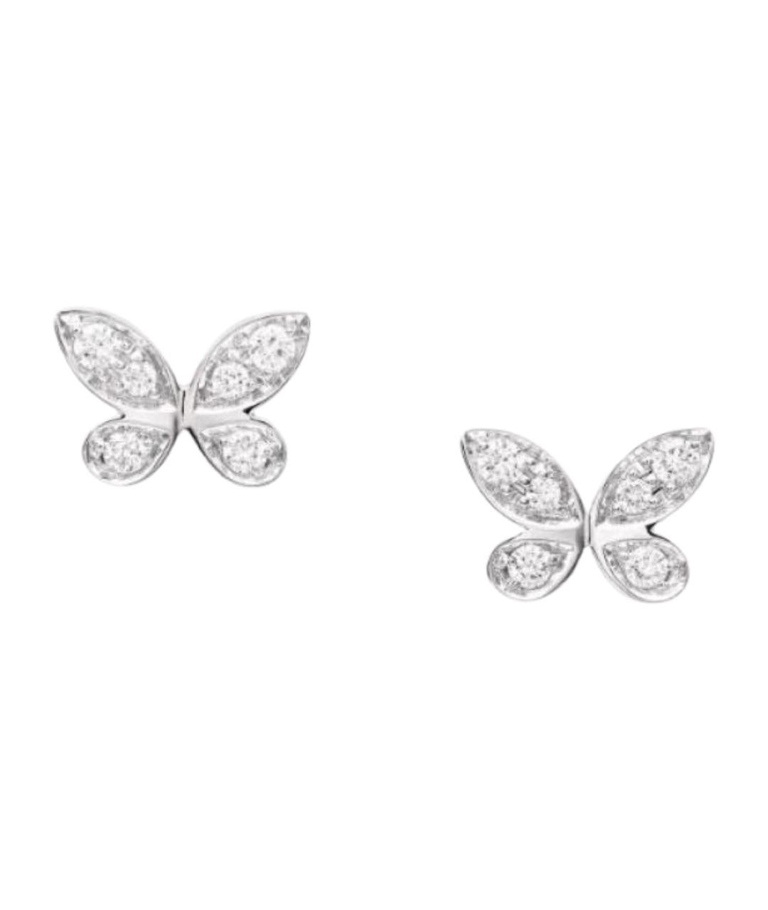 GRAFF Серебряные серьги из белого золота, фото 1