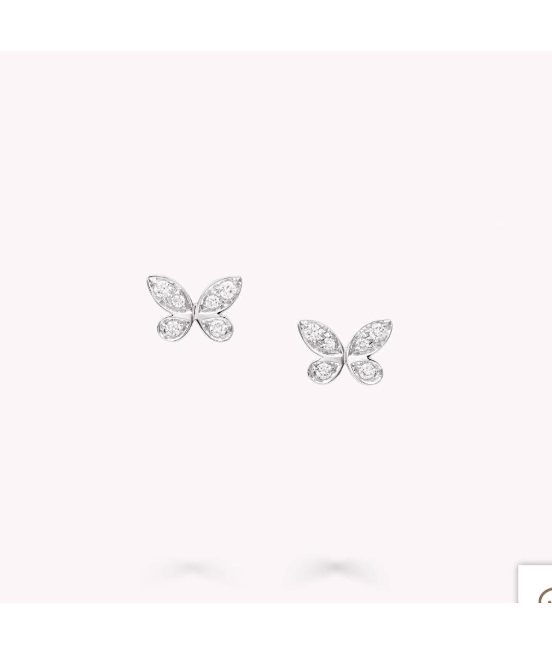 GRAFF Серебряные серьги из белого золота, фото 3