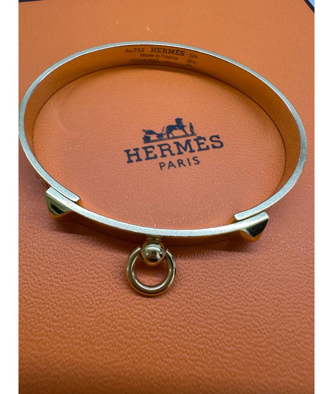 HERMES Золотой браслет из розового золота, фото 3