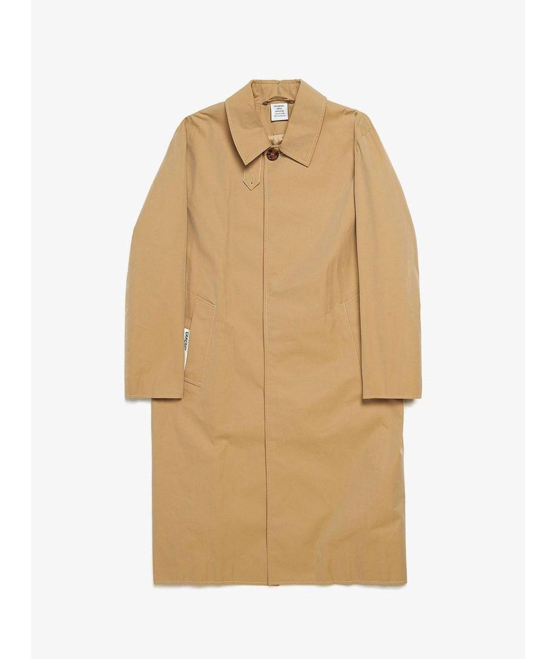VETEMENTS Бежевое хлопковое пальто, фото 5