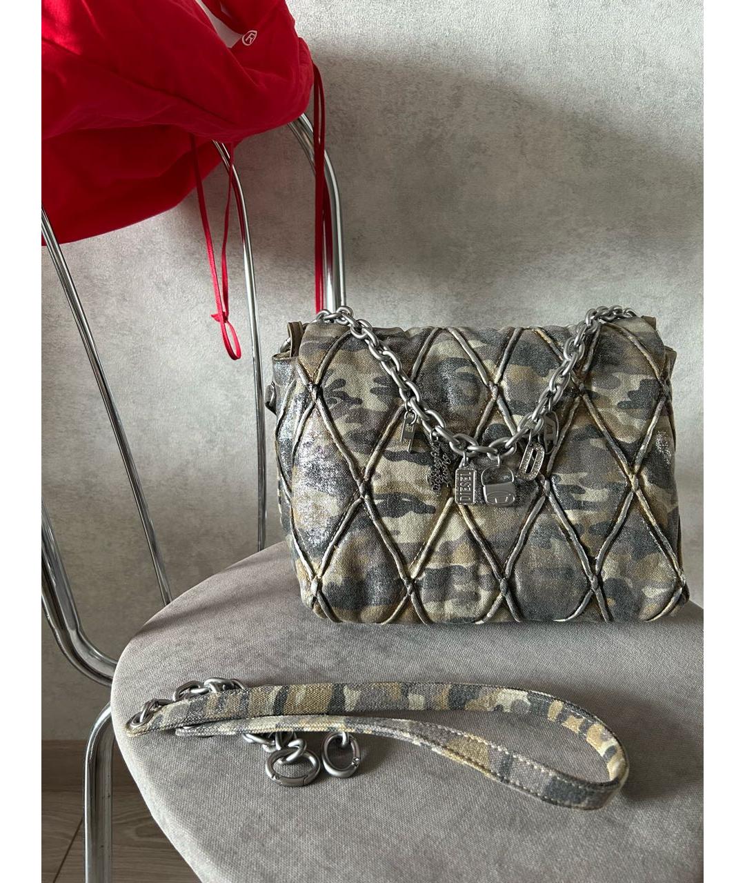 DIESEL Мульти деним сумка через плечо, фото 4