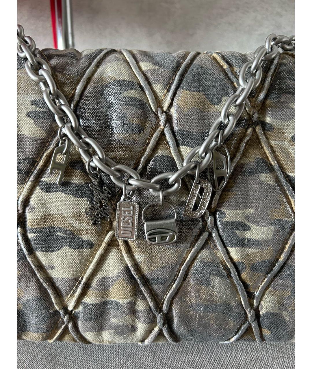 DIESEL Мульти деним сумка через плечо, фото 2