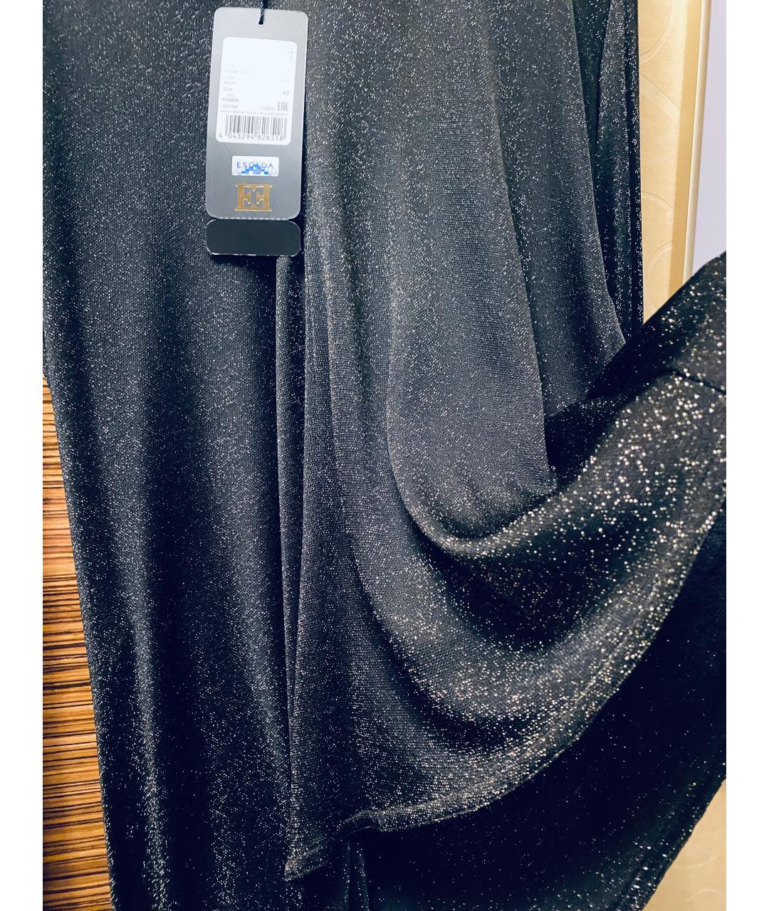 ESCADA Черный вискозный костюм с юбками, фото 5