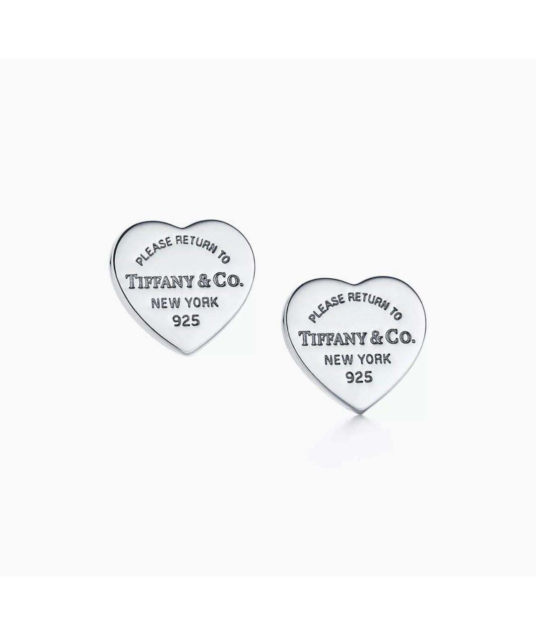 TIFFANY&CO Серебряные серебряные серьги, фото 1