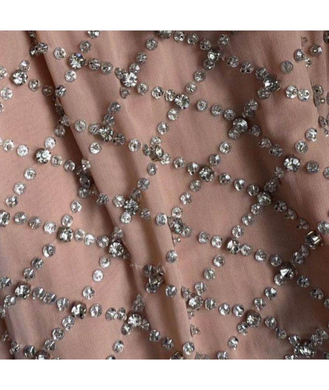 P.A.R.O.S.H. Коралловое сетчатое коктейльное платье, фото 4