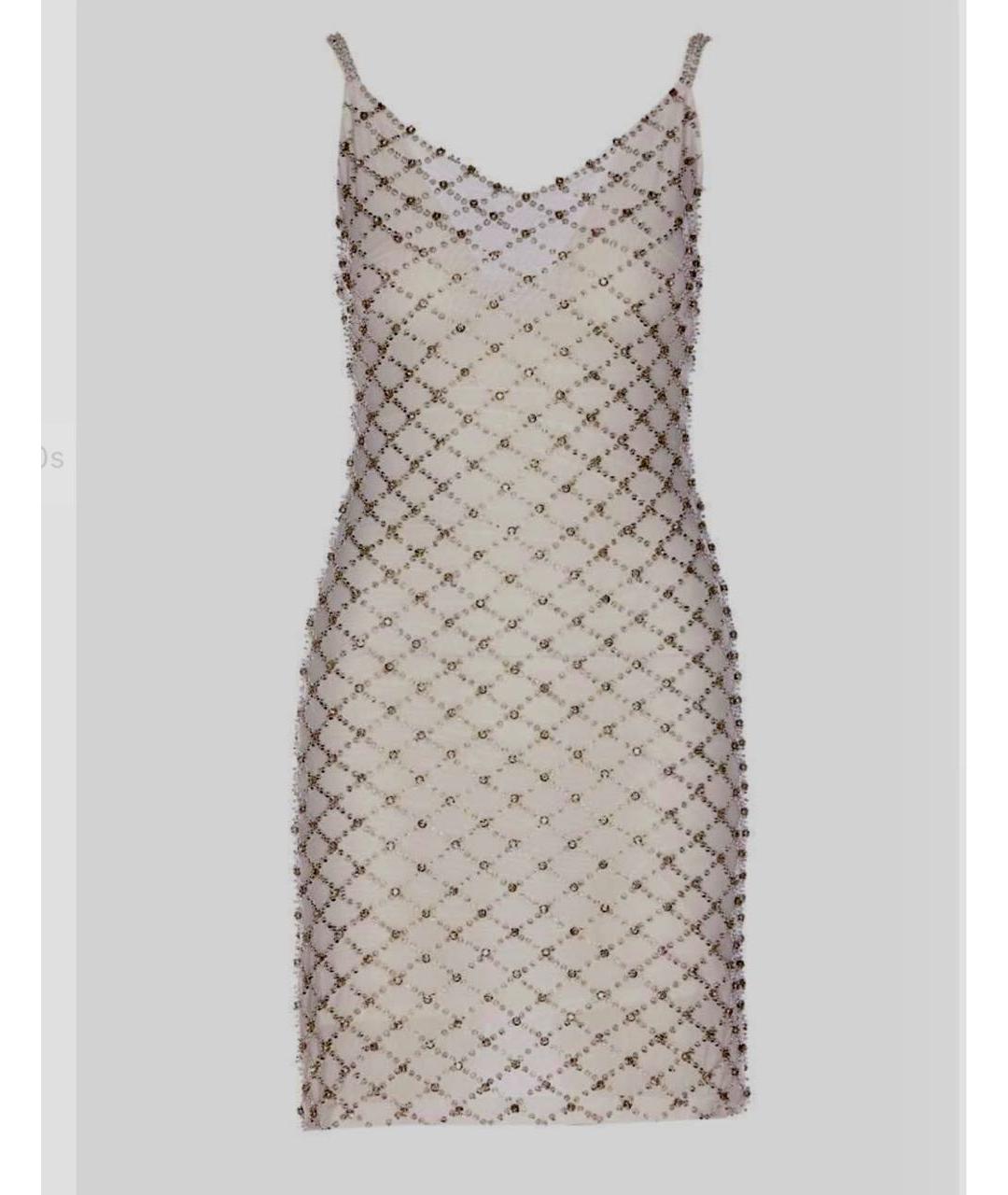 P.A.R.O.S.H. Коралловое сетчатое коктейльное платье, фото 5