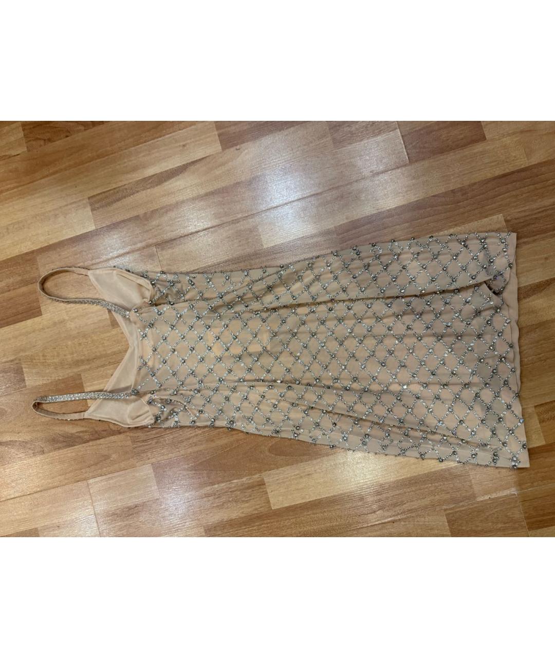 P.A.R.O.S.H. Коралловое сетчатое коктейльное платье, фото 2