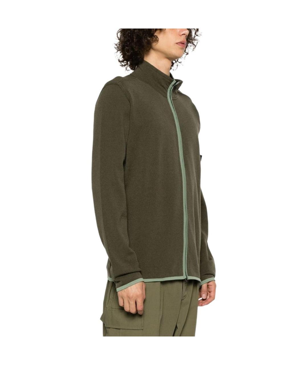 STONE ISLAND Зеленая куртка, фото 5