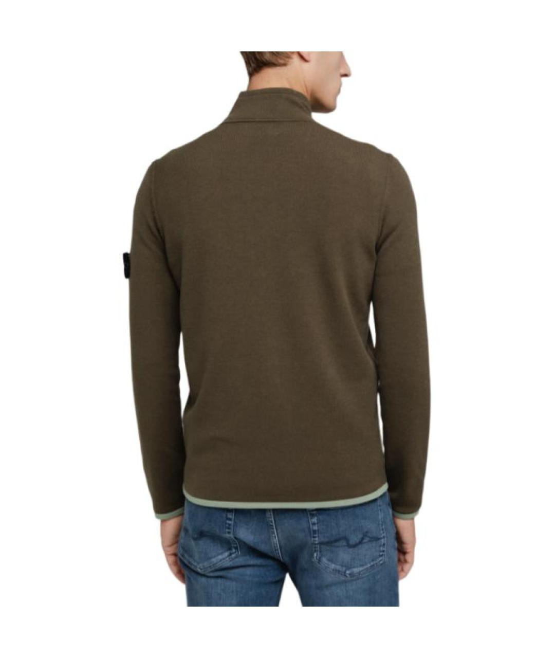 STONE ISLAND Зеленая куртка, фото 3