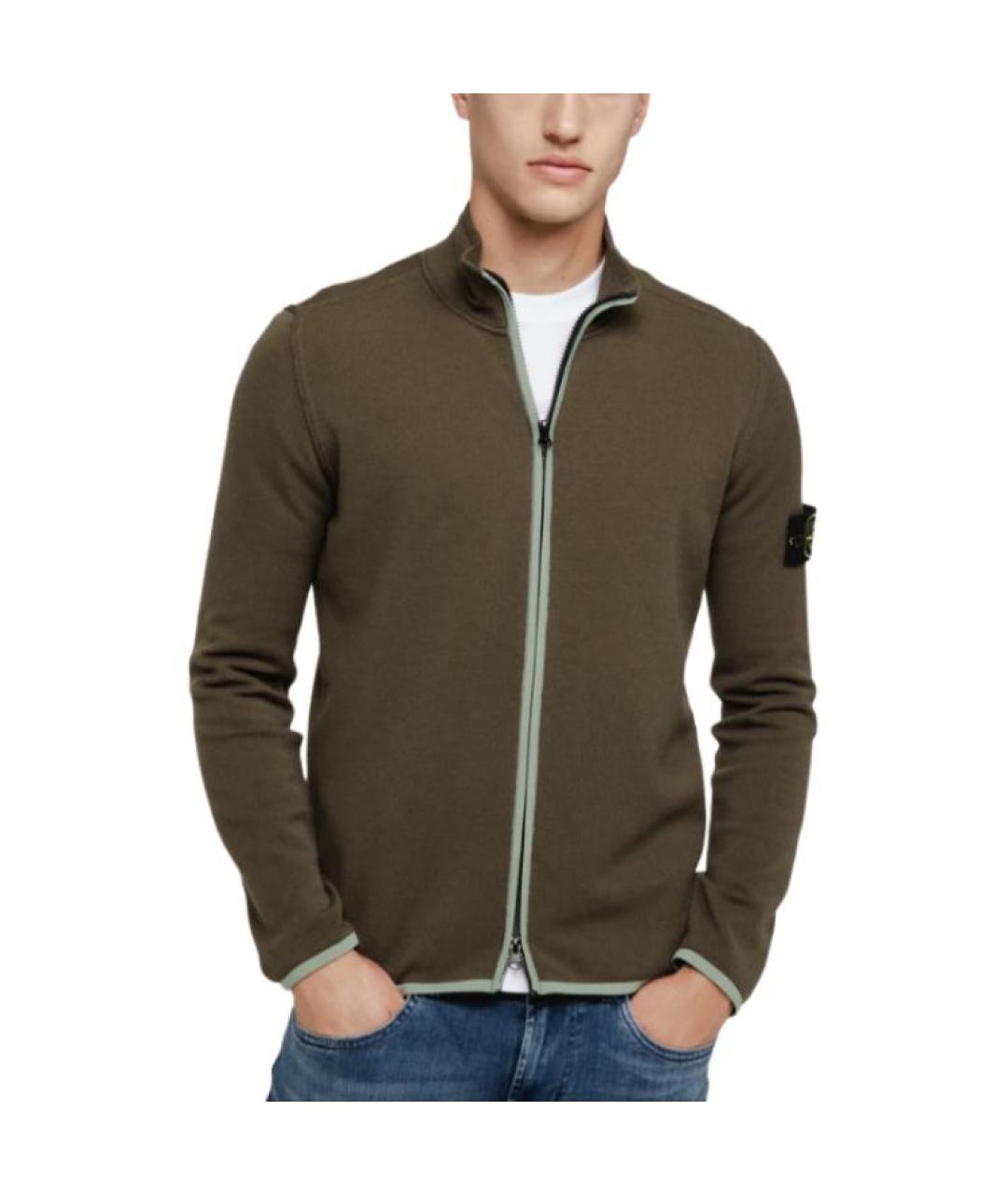 STONE ISLAND Зеленая куртка, фото 2