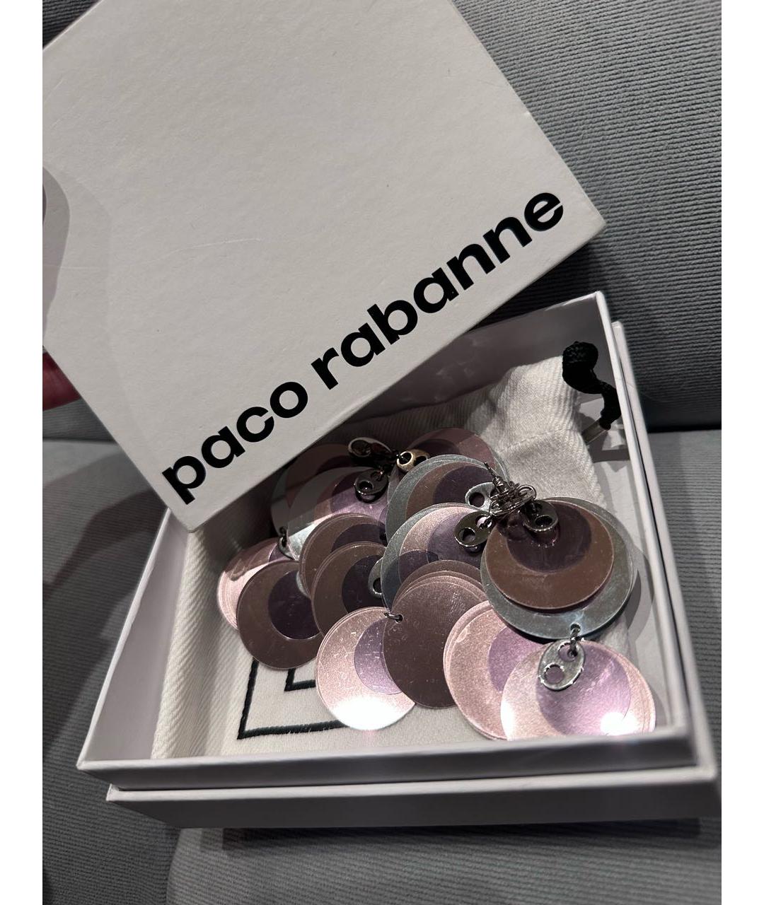 PACO RABANNE Мульти пластиковые серьги, фото 4