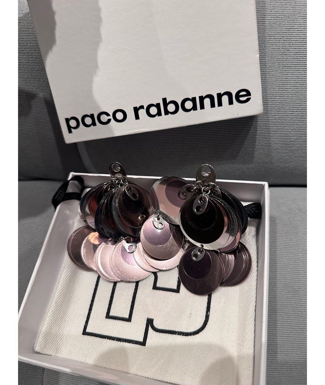 PACO RABANNE Мульти пластиковые серьги, фото 2