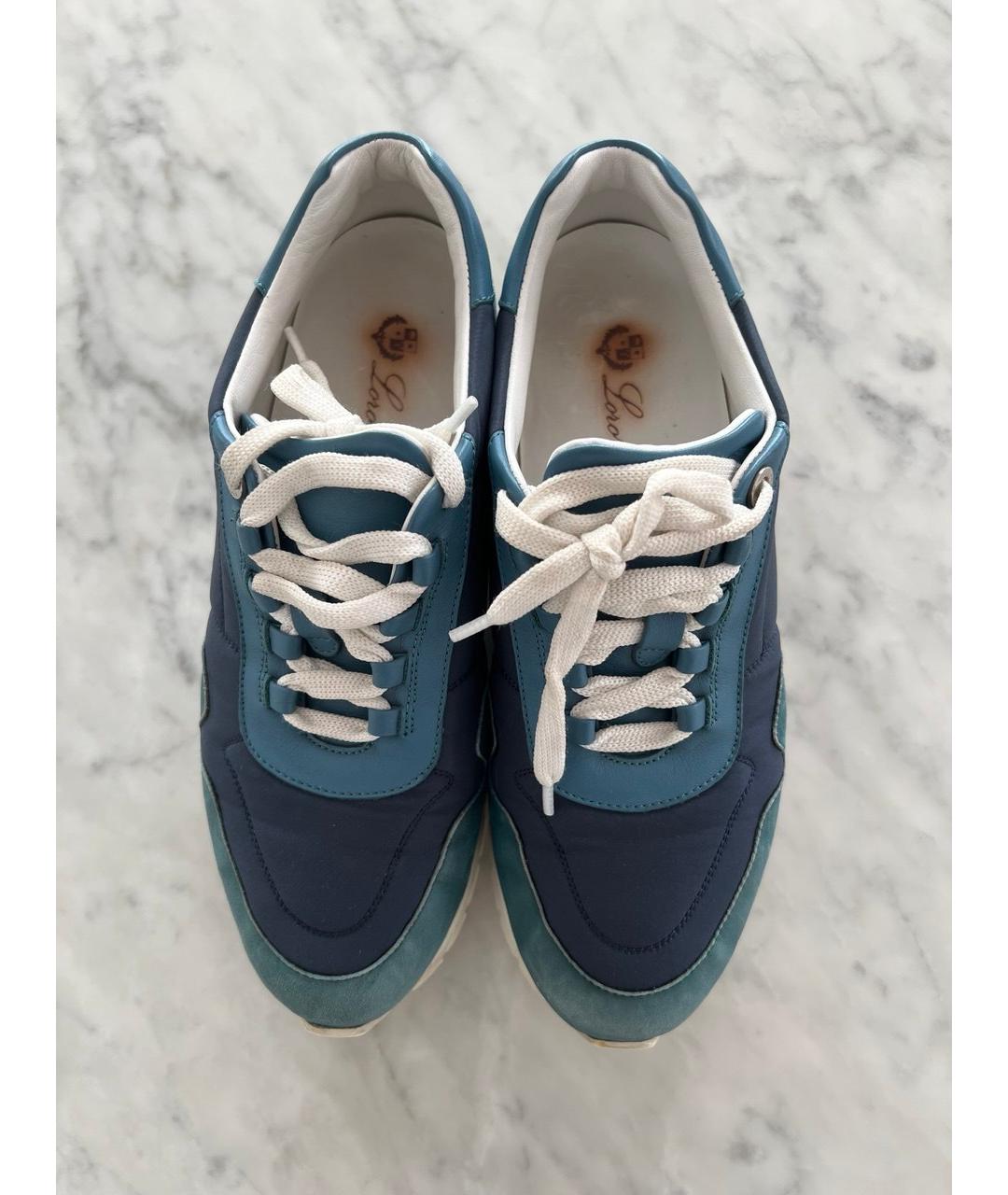 LORO PIANA Мульти текстильные кроссовки, фото 2