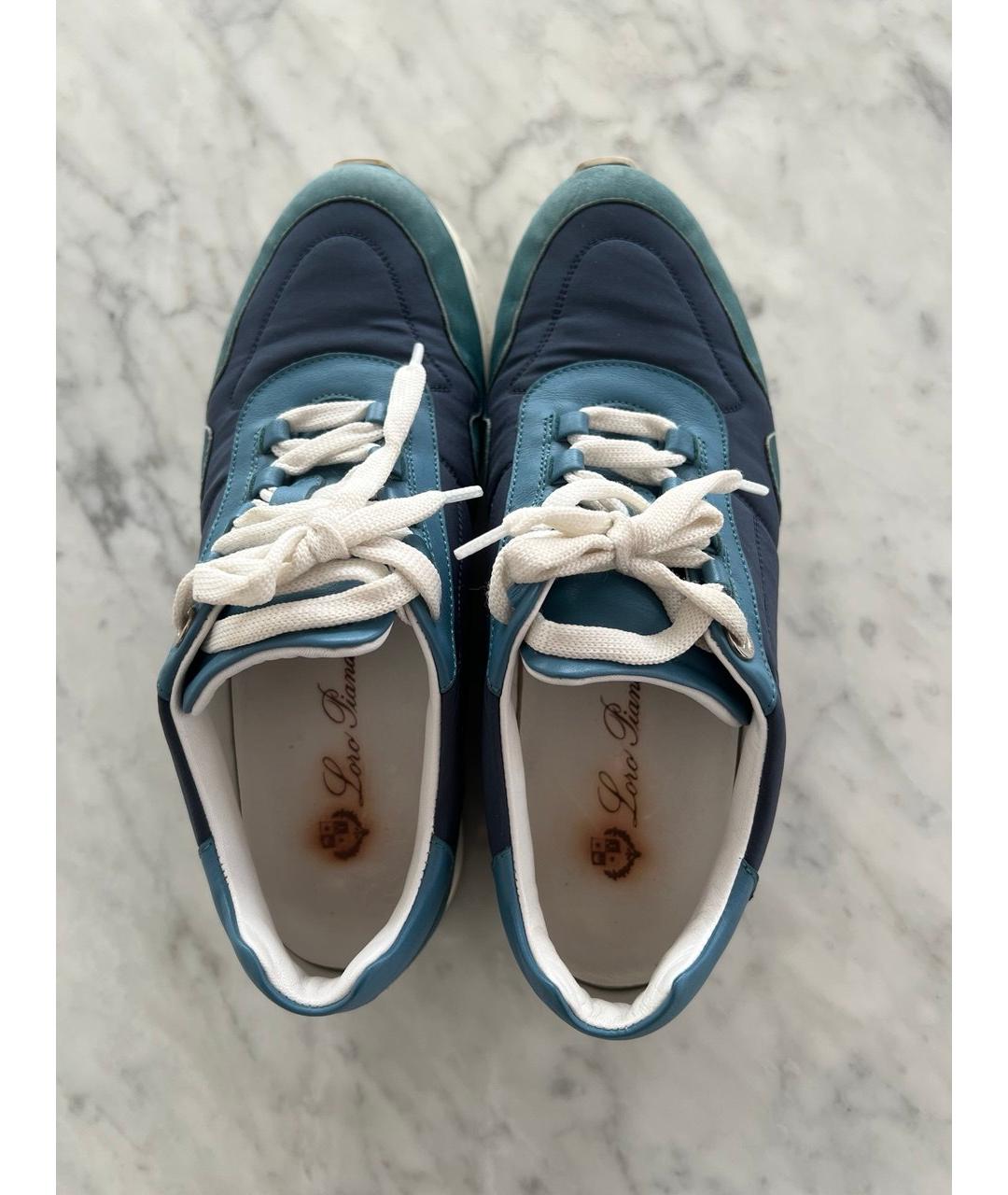 LORO PIANA Мульти текстильные кроссовки, фото 3