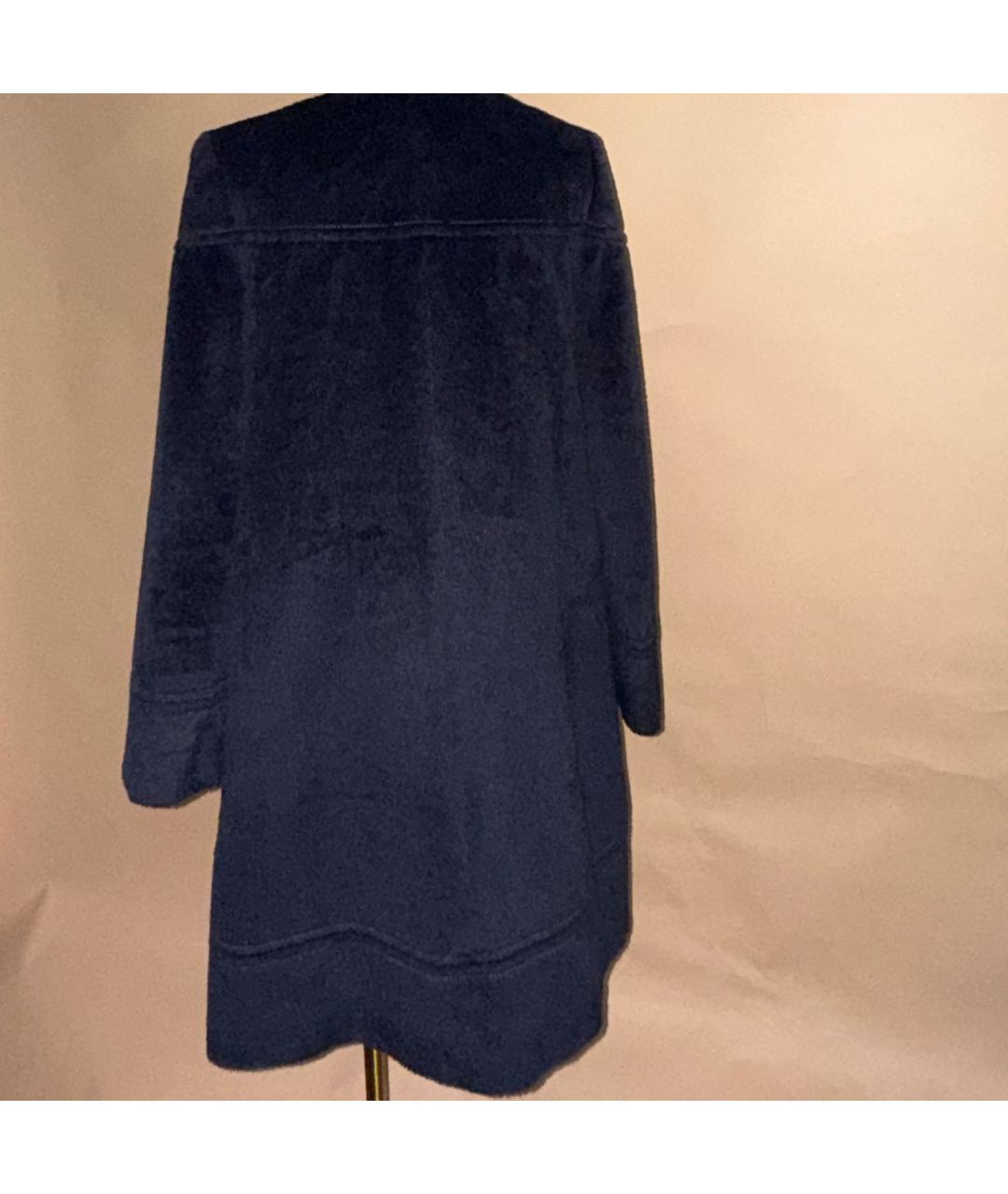 Jaeger LeCoultre Темно-синее шерстяное пальто, фото 2