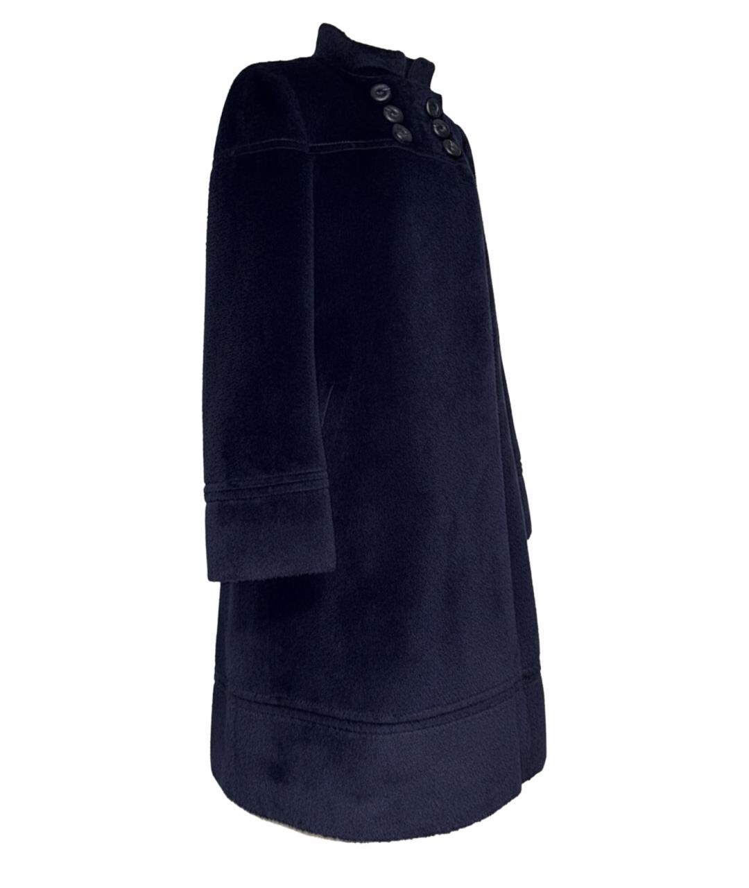 Jaeger LeCoultre Темно-синее шерстяное пальто, фото 1