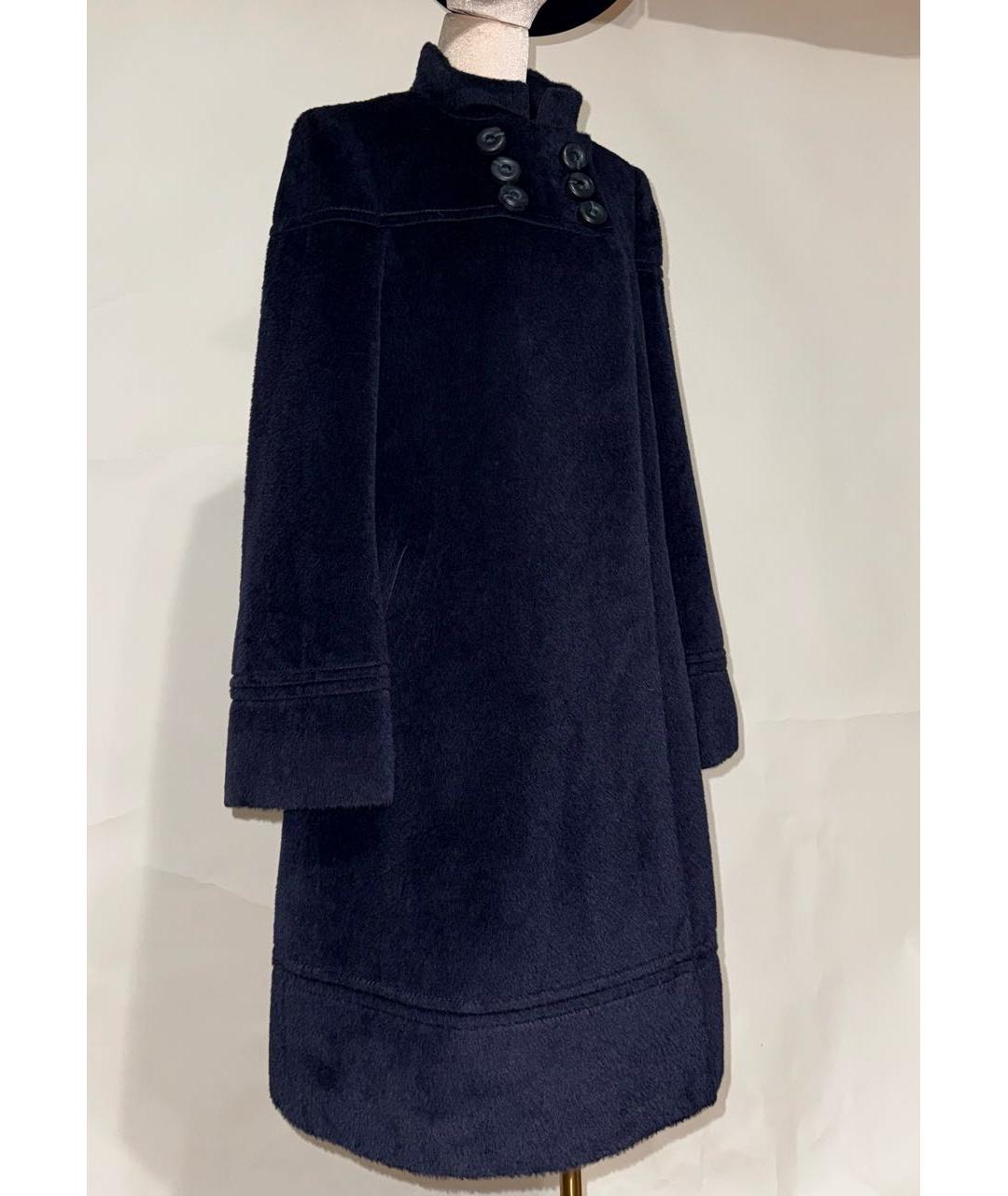 Jaeger LeCoultre Темно-синее шерстяное пальто, фото 9