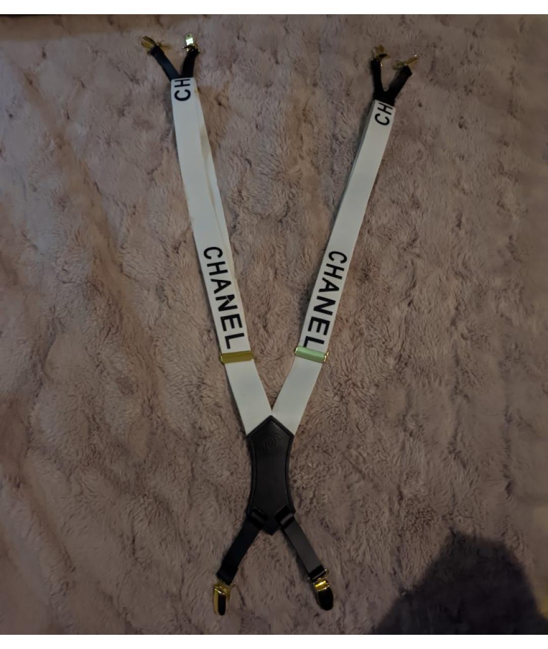 CHANEL Белый ремень, фото 3
