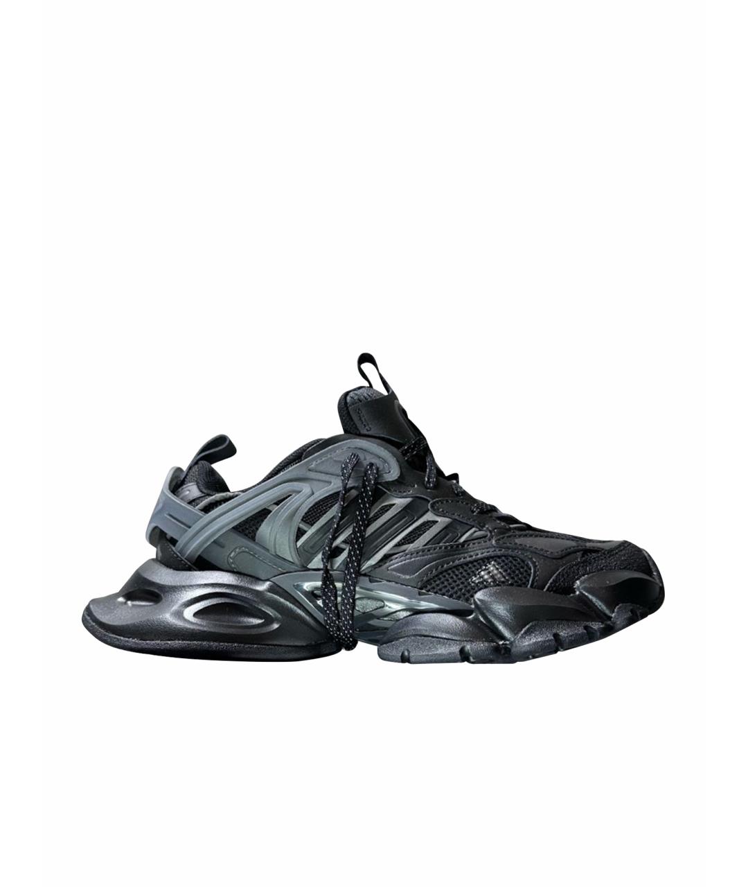 ADIDAS Черные текстильные высокие кроссовки / кеды, фото 1