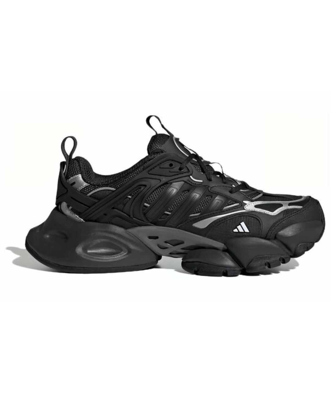 ADIDAS Черные текстильные высокие кроссовки / кеды, фото 1