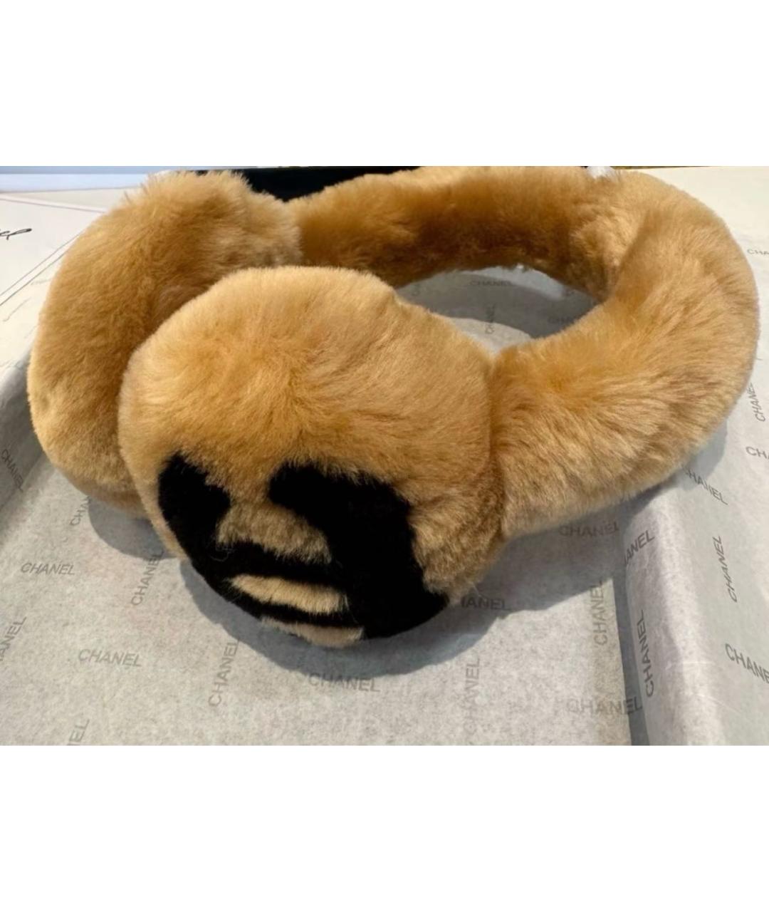 CHANEL Коричневые наушники, фото 2