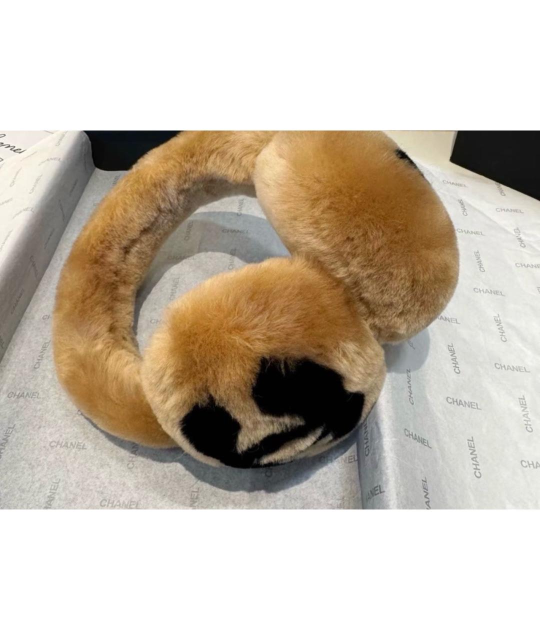 CHANEL Коричневые наушники, фото 3