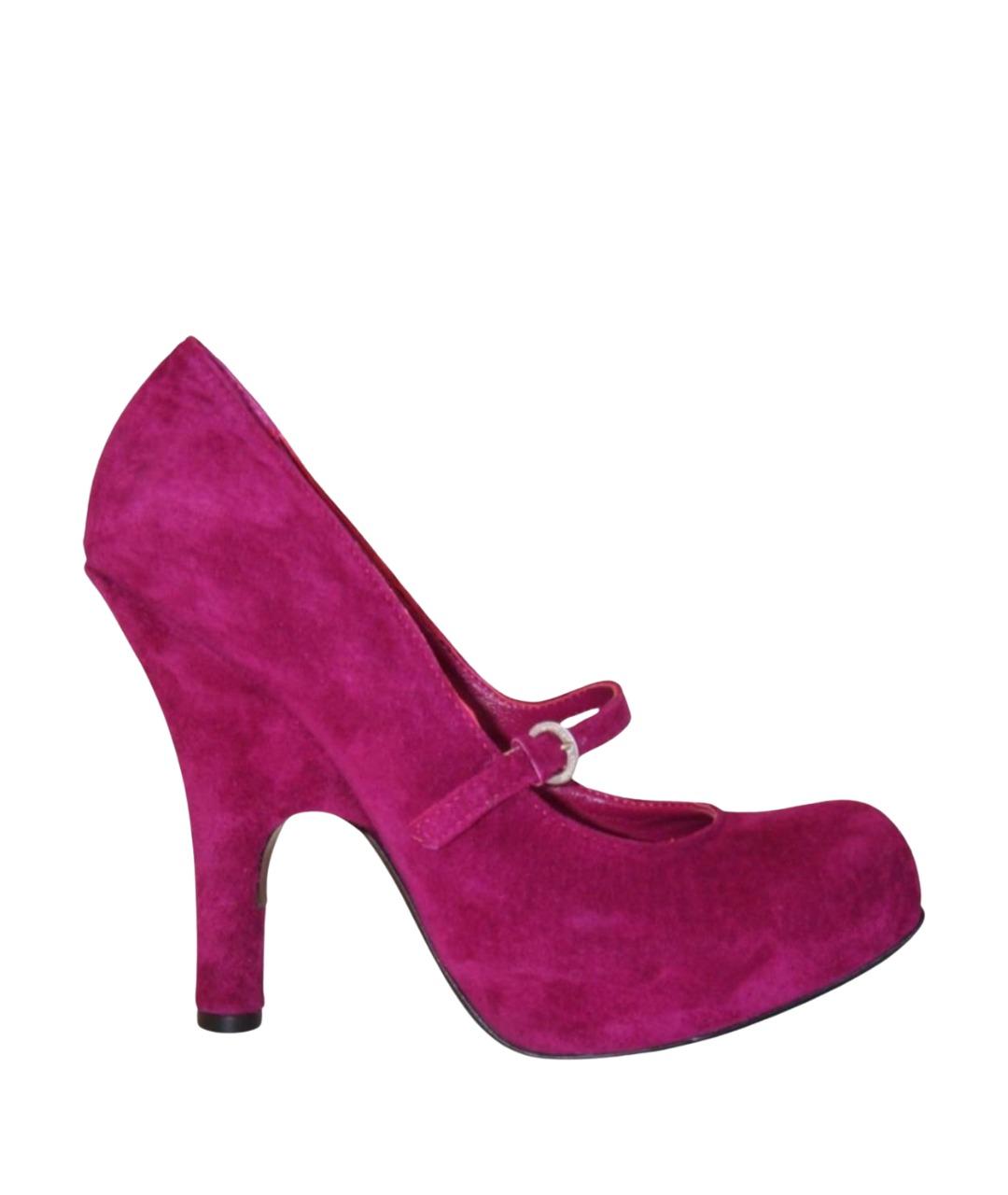 VIVIENNE WESTWOOD Розовые замшевые туфли, фото 1
