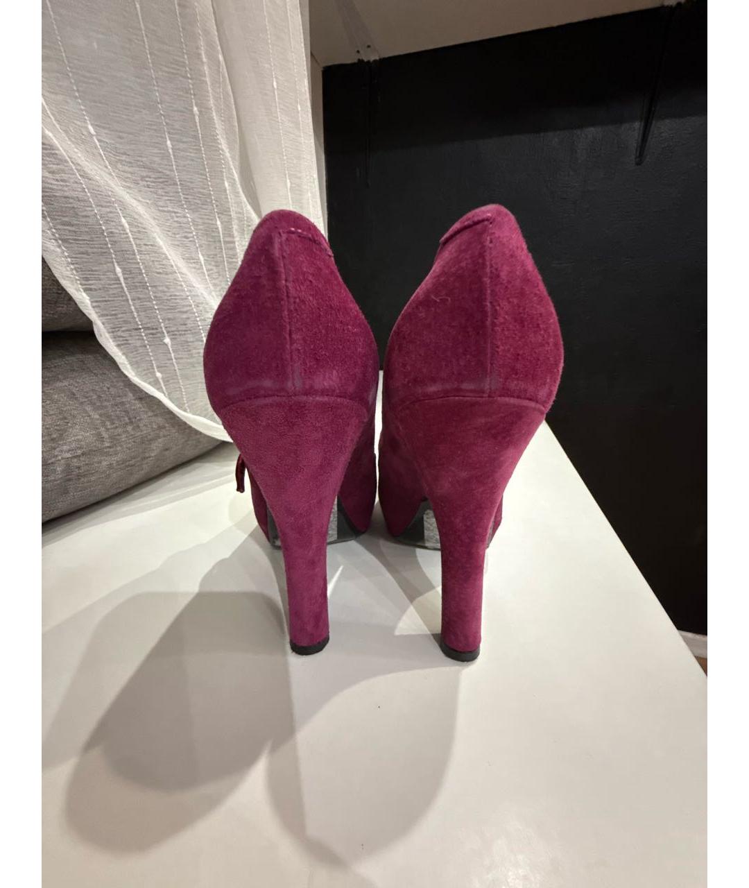 VIVIENNE WESTWOOD Розовые замшевые туфли, фото 4