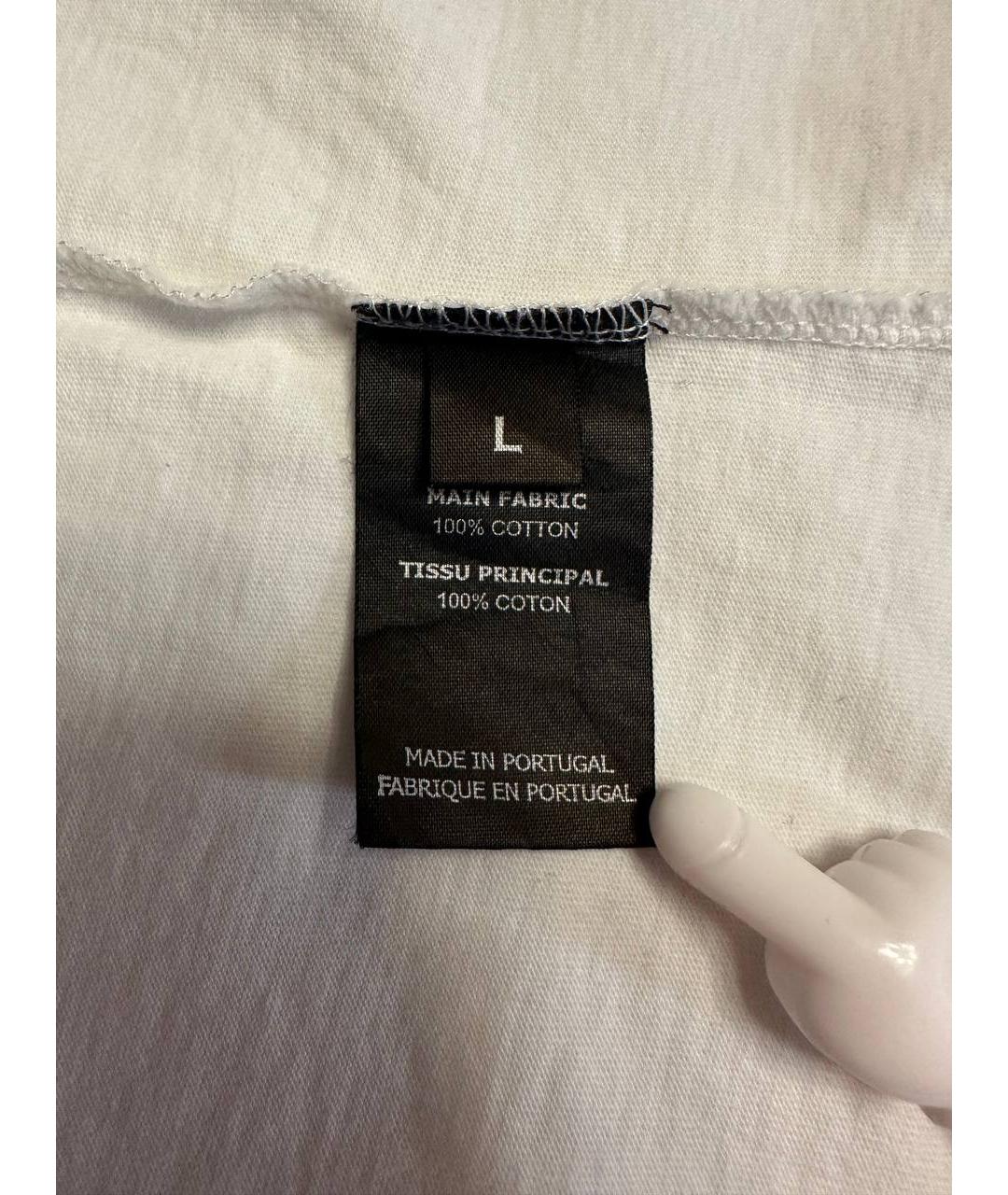 VETEMENTS Белая хлопковая футболка, фото 5