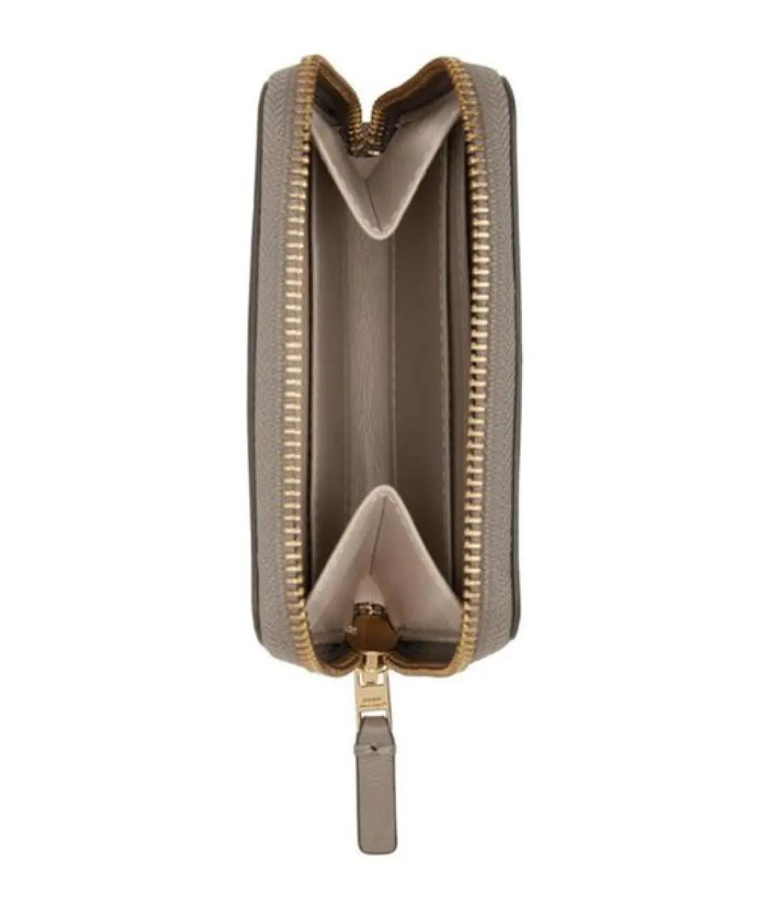 MARC JACOBS Серый кожаный кошелек, фото 3