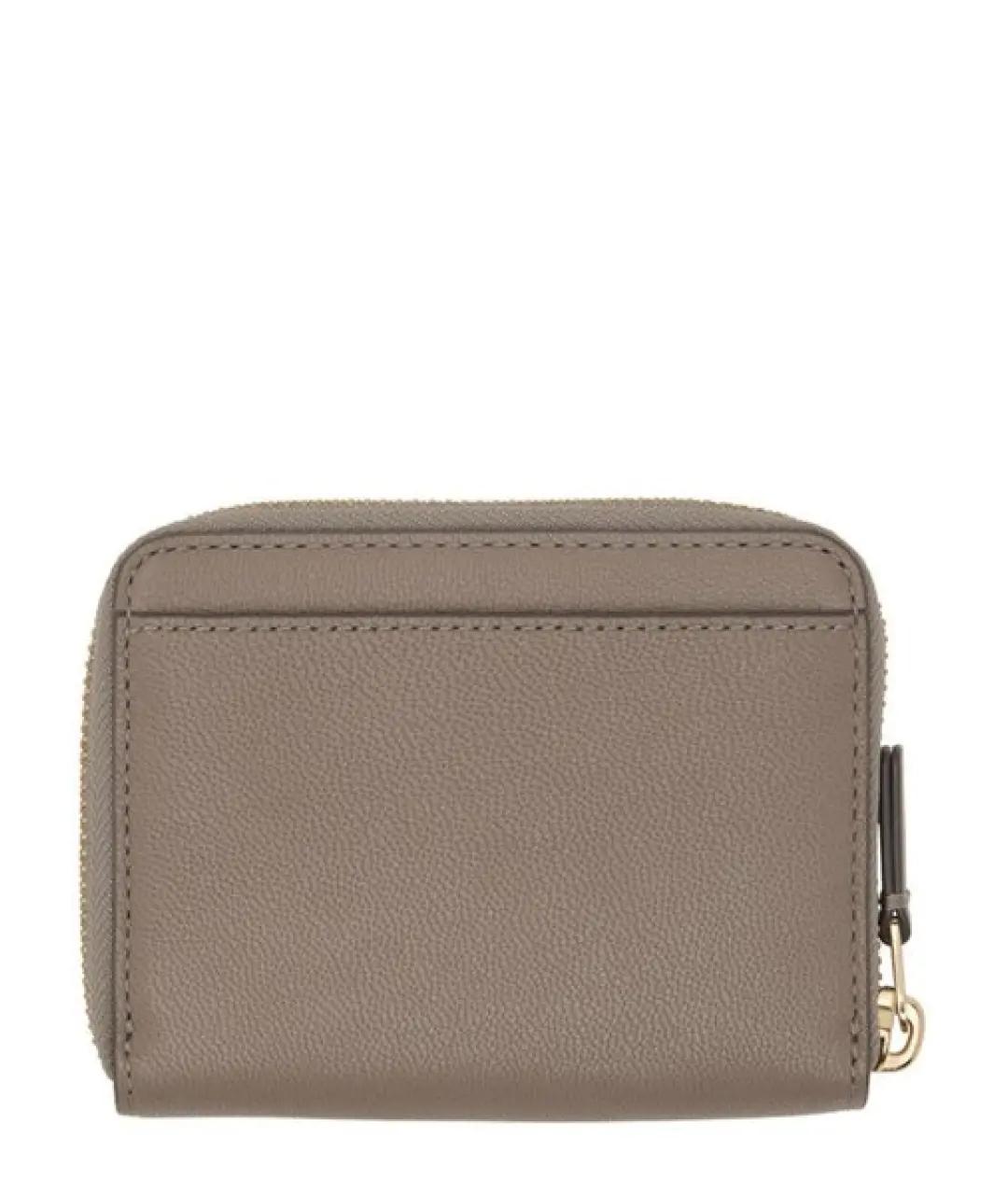 MARC JACOBS Серый кожаный кошелек, фото 2