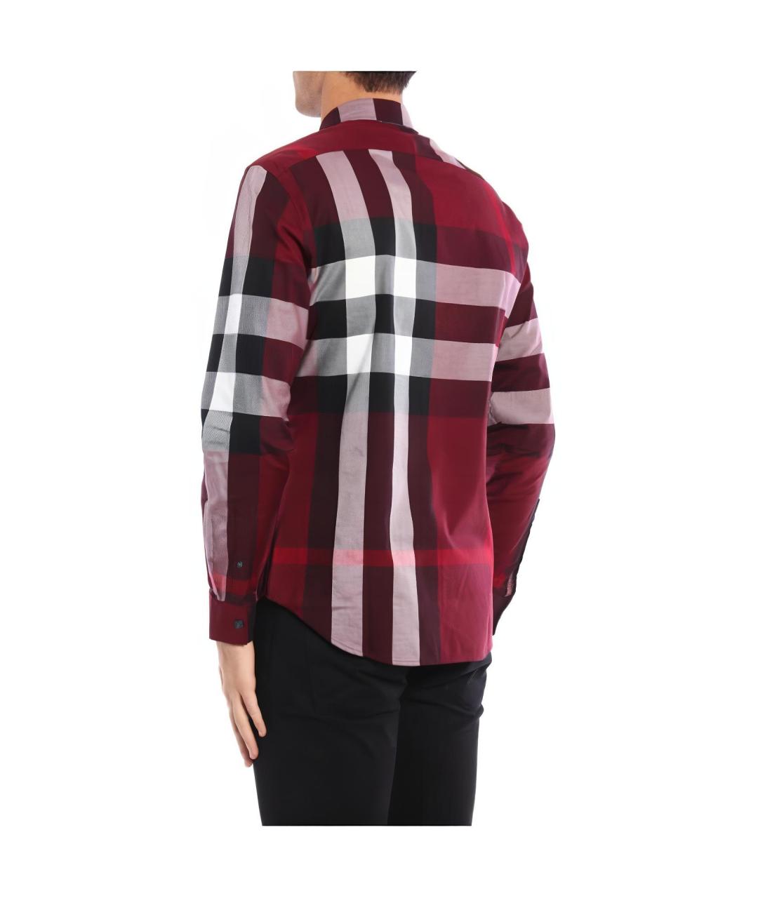 BURBERRY Мульти хлопковая кэжуал рубашка, фото 3