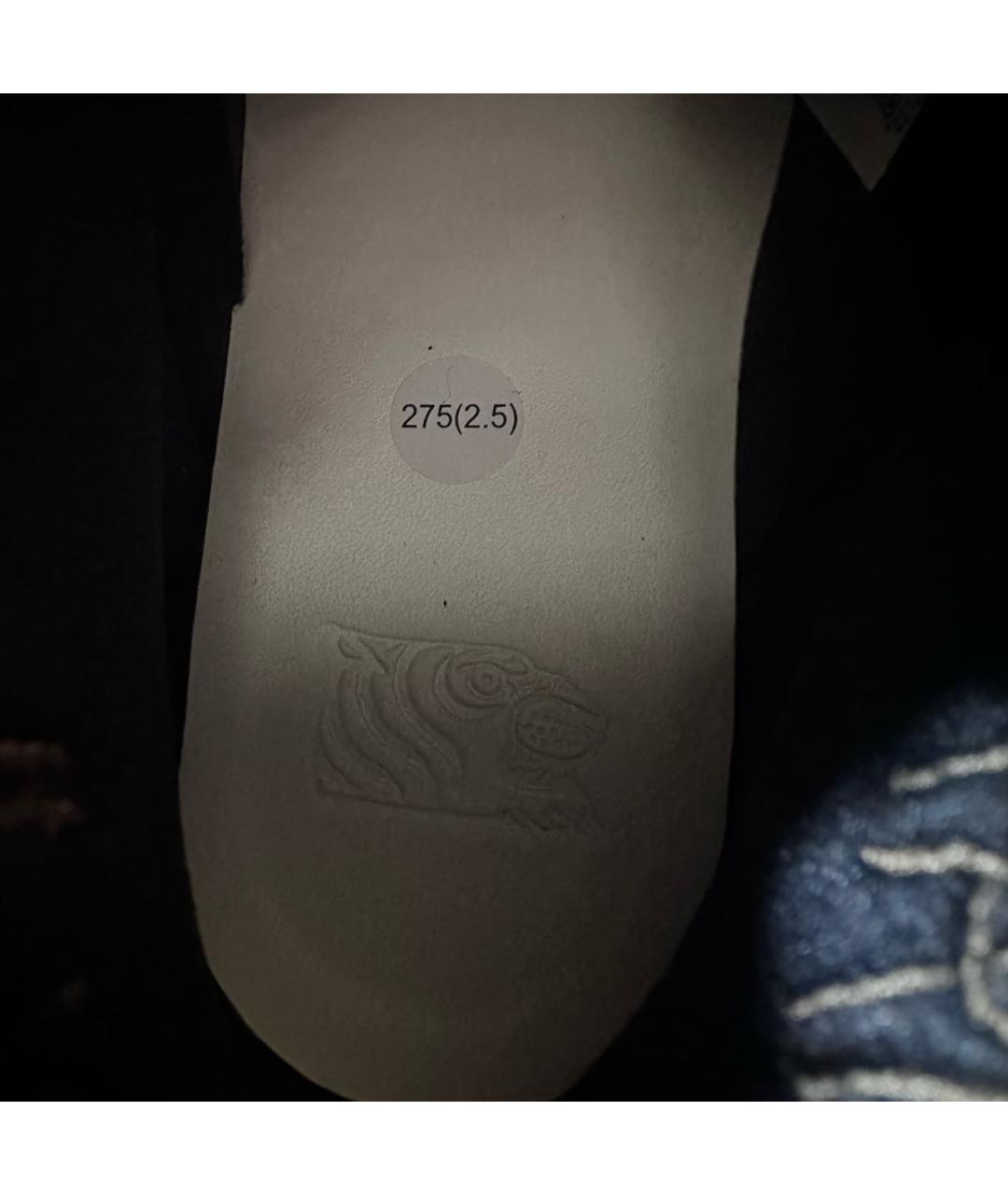 JORDAN Коричневые замшевые высокие кроссовки / кеды, фото 6