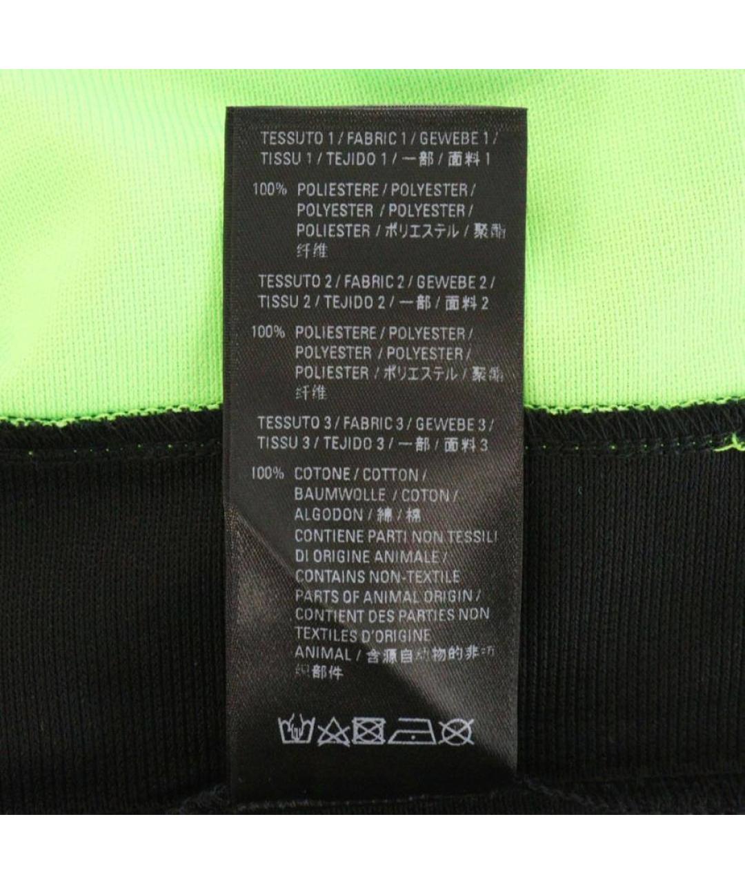 BALENCIAGA Салатовыое хлопко-полиэстеровое поло с коротким рукавом, фото 4