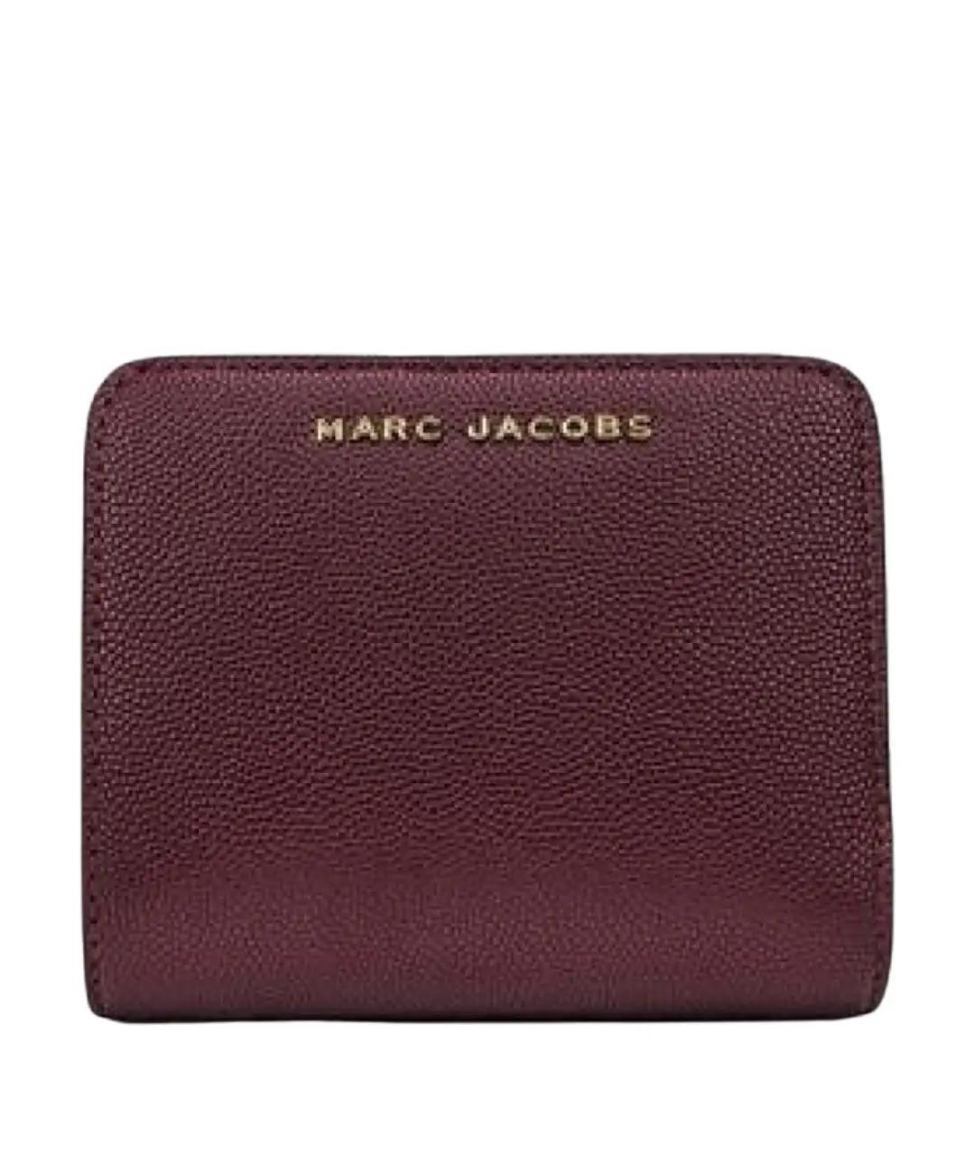 MARC JACOBS Бордовый кожаный кошелек, фото 1