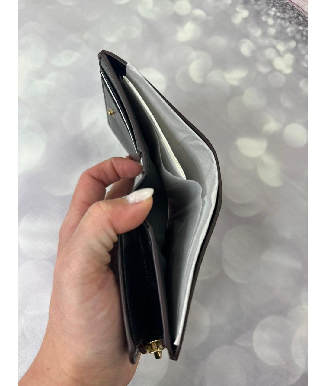 MARC JACOBS Бордовый кожаный кошелек, фото 4