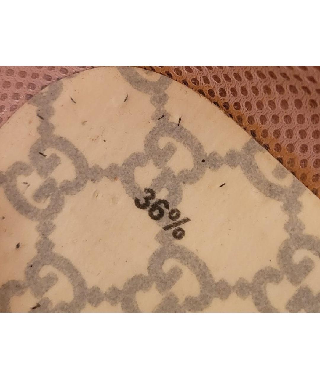 GUCCI Мульти текстильные кроссовки, фото 6