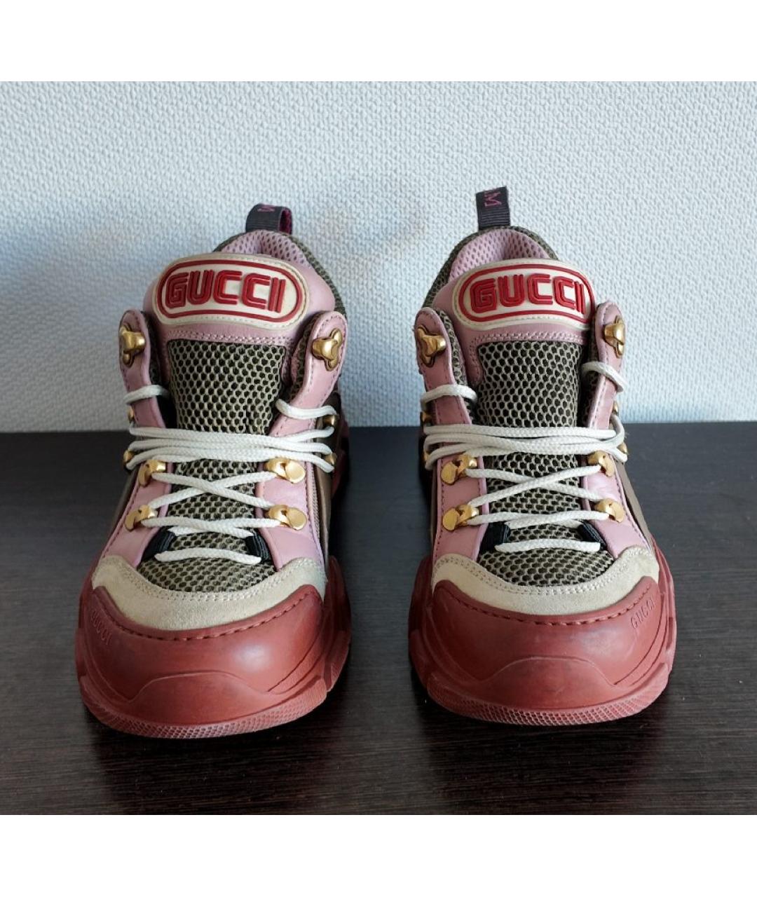 GUCCI Мульти текстильные кроссовки, фото 2