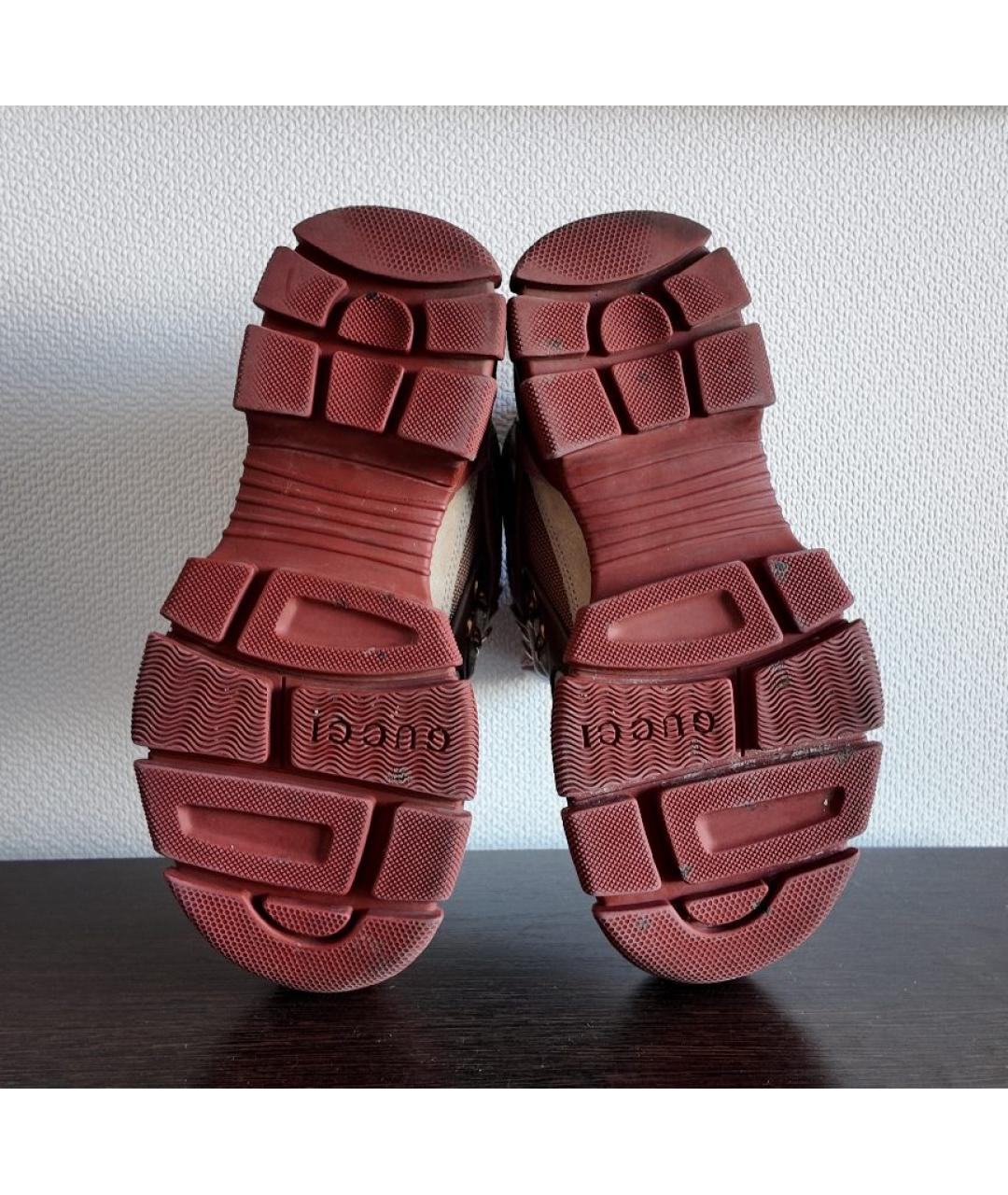 GUCCI Мульти текстильные кроссовки, фото 3