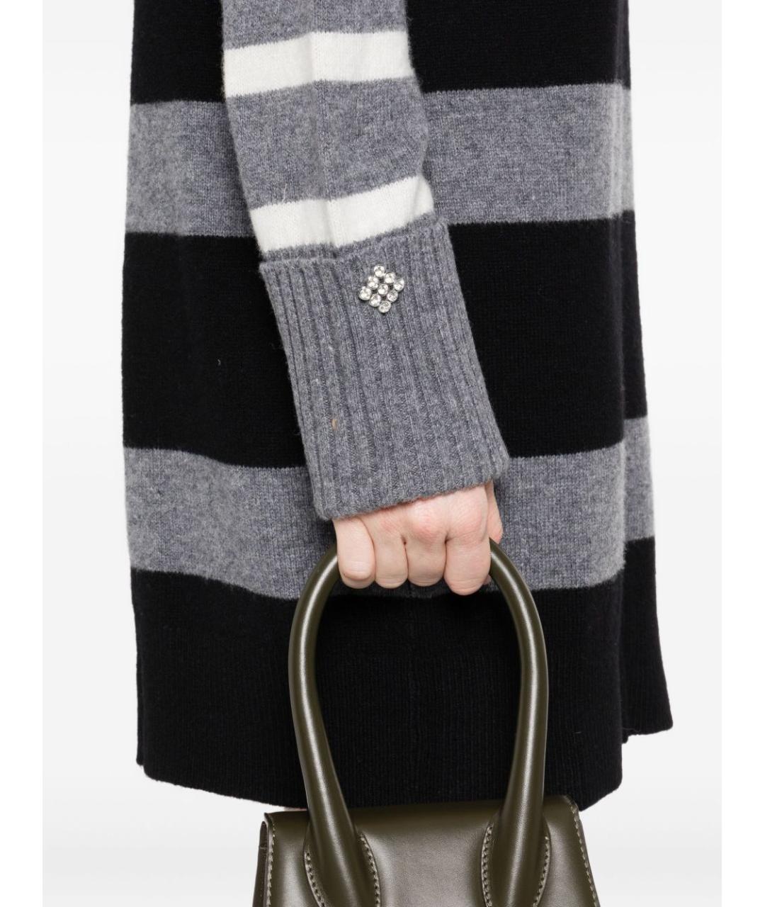 LIU JO Черное шерстяное платье, фото 2