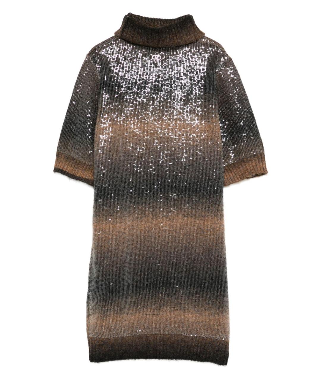 LIU JO Мульти полиэстеровое платье, фото 2