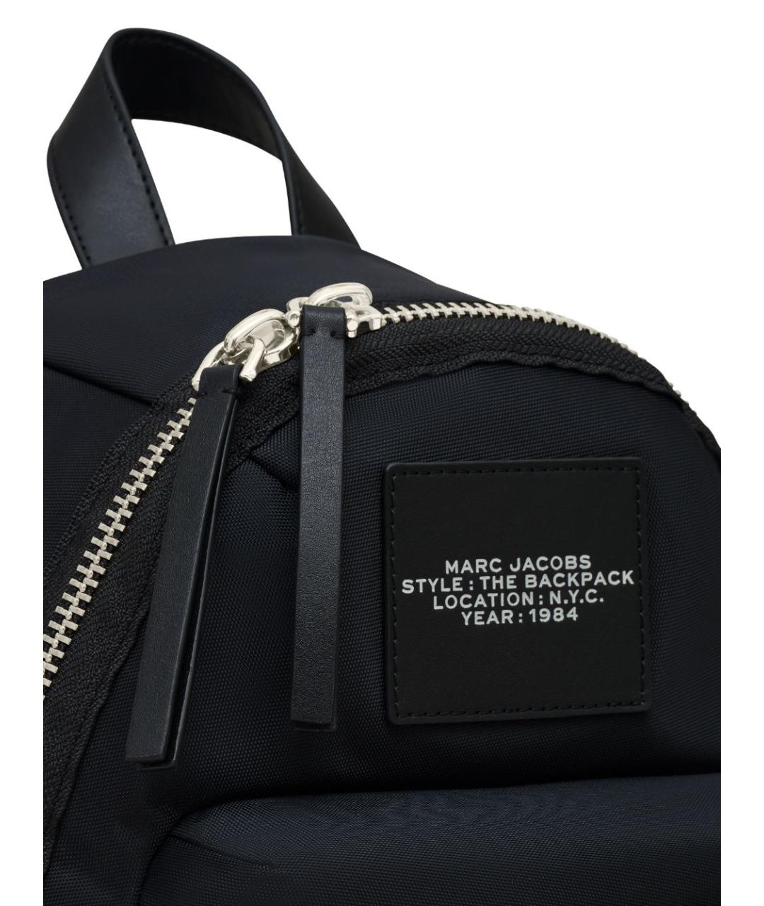 MARC JACOBS Черный тканевый рюкзак, фото 2