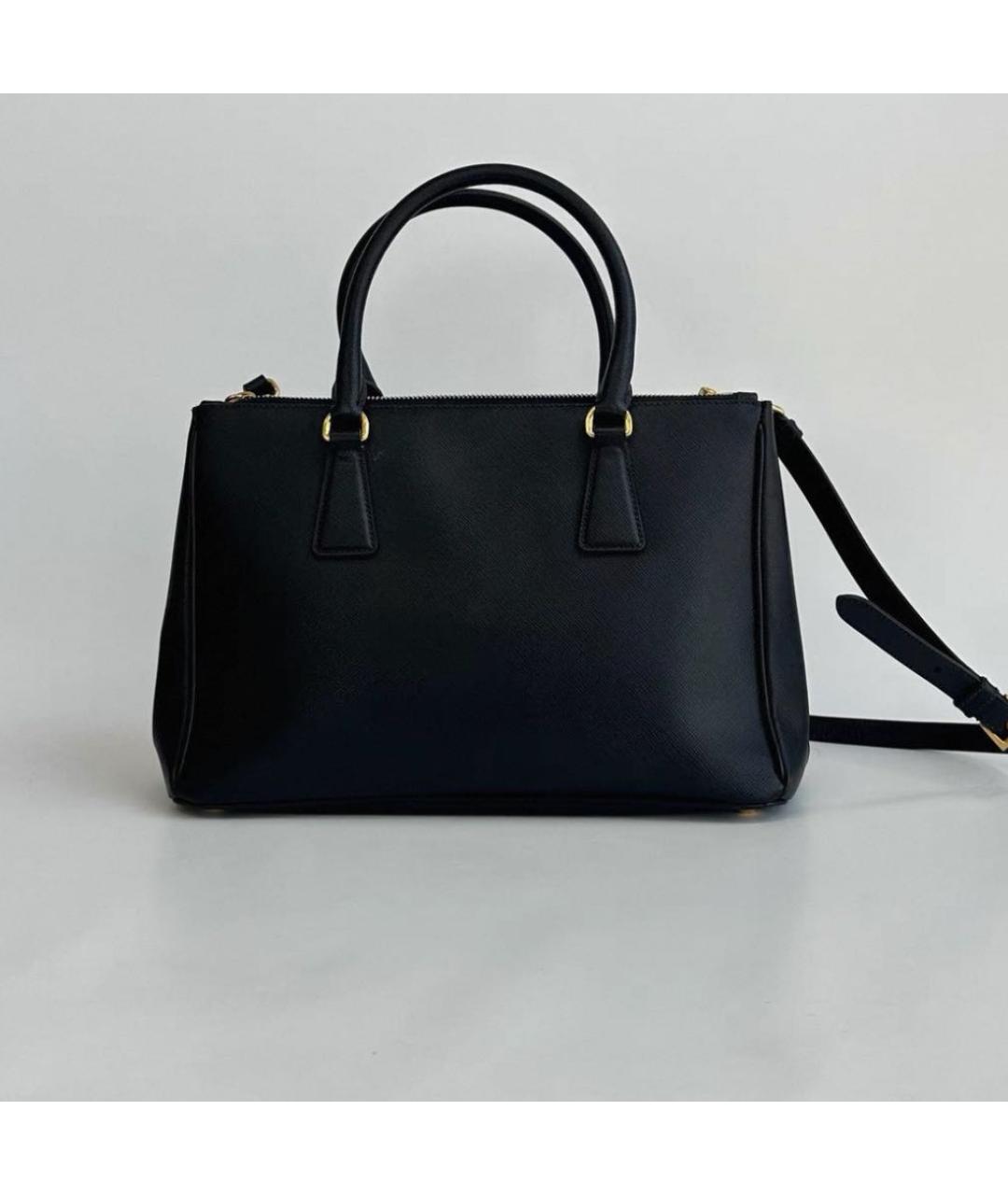 PRADA Черная кожаная сумка через плечо, фото 3