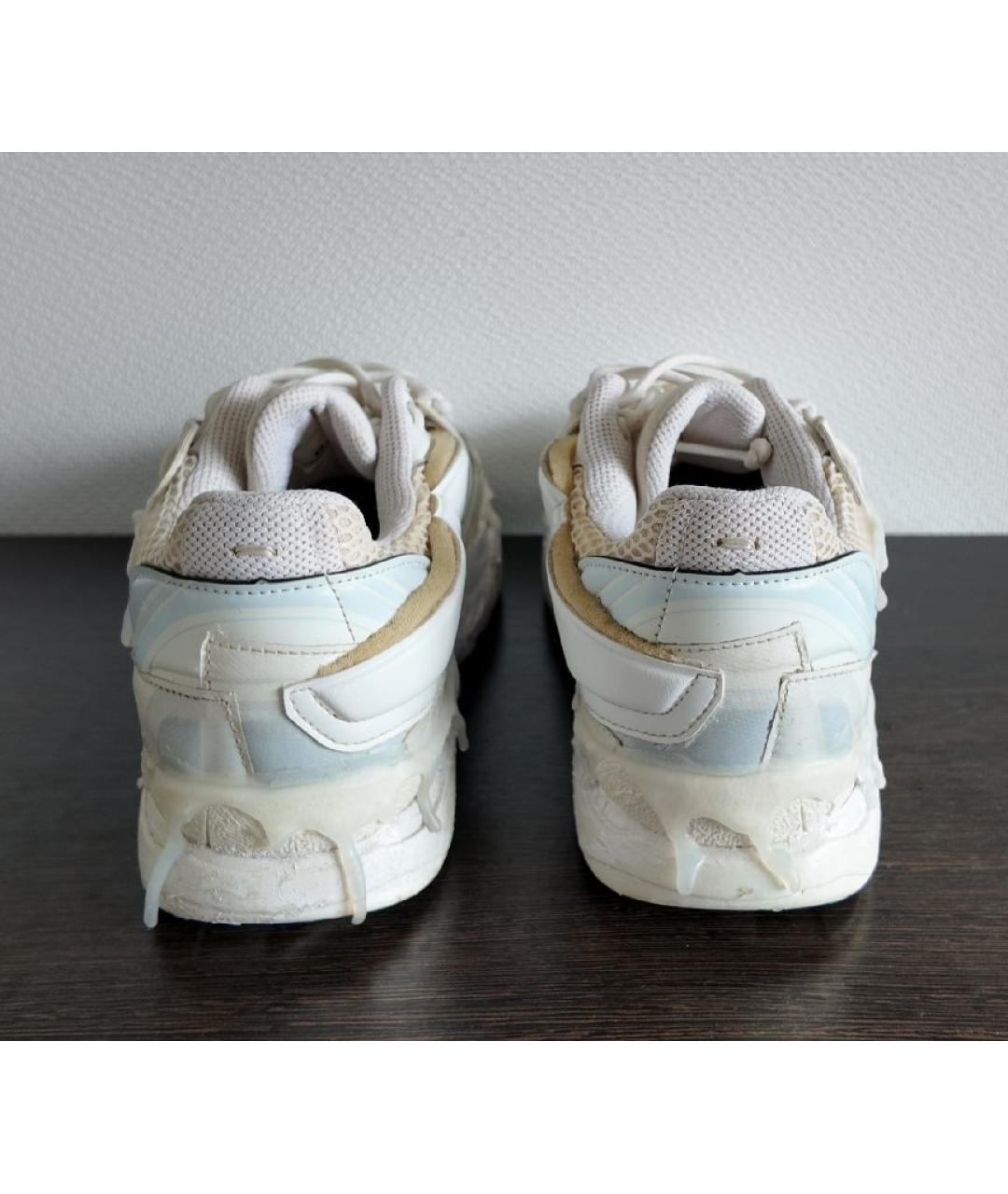 MAISON MARGIELA Бежевые низкие кроссовки / кеды, фото 4