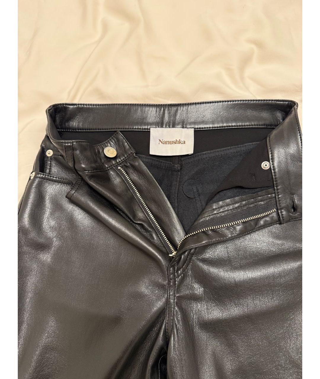 NANUSHKA Черные брюки узкие, фото 3