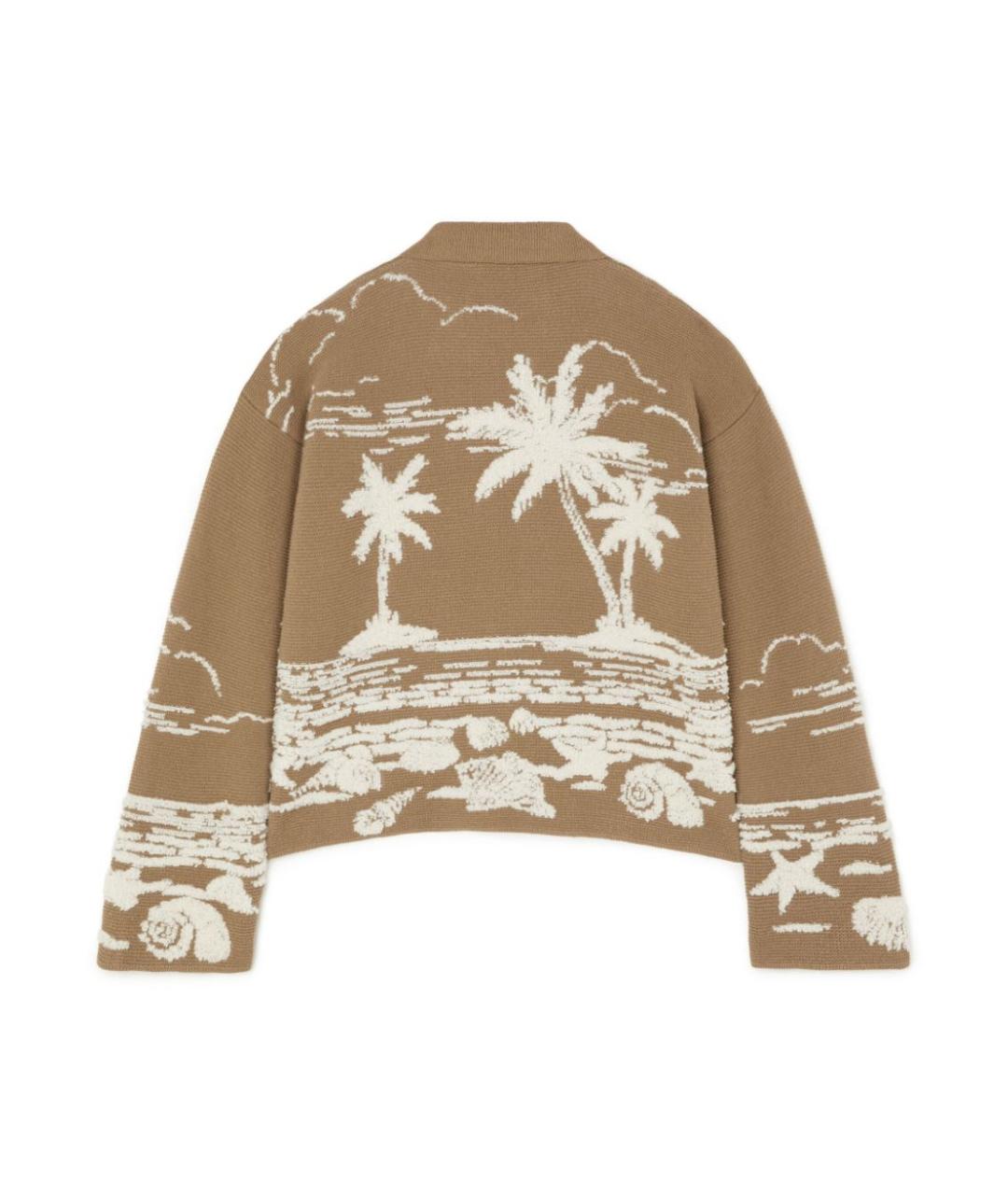 ALANUI Бежевый шерстяной джемпер / свитер, фото 3